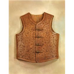 19th Century Floral Carved Vest