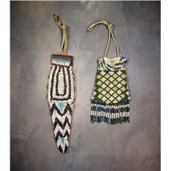 Two Apache Beaded Bags