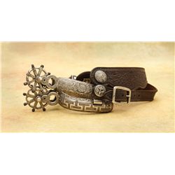 Solid Silver Mexican Spurs