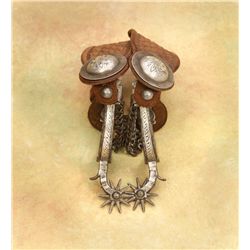 Silver Inlaid California Spurs