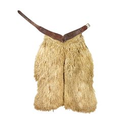 C P Shipley White Wooly Angora Chaps