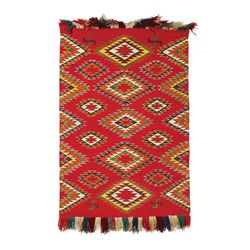 Red Mesa Navajo Saddle Blanket