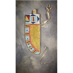 Assiniboine Beaded Knife Sheath