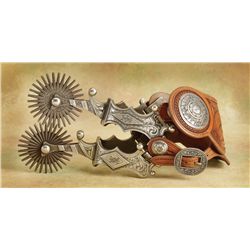 L & M (Denny Lytle & James L Mower) Full-Mounted Spurs