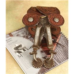 Mark Dahl (TCA) Silver Inlaid Spurs