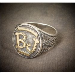 Buck Jones’ Personal Sterling & Gold Ring