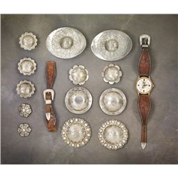 Miscellaneous Buck Jones family silver, watches, etc