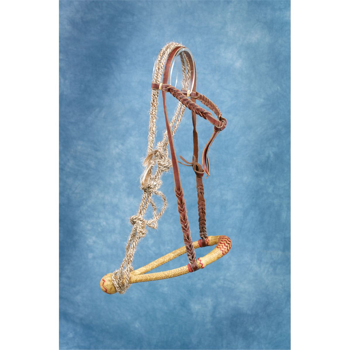 A Rawhide Accented Hackamore Set – Buckaroo Leather Products A Rawhide Accented Hackamore Set – Buckaroo Leather Products