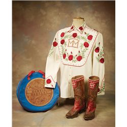 Montie Montana's Suit, Boots, Rope Bag