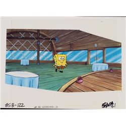 SpongeBob Shenanigans Original Cel Animation Background