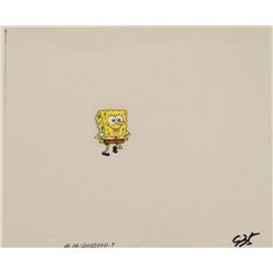 Hands On Hips Original Cel SpongeBob Production Art