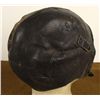 Image 2 : NAZI LUFTWAFFE WINTER LEATHER FLIGHT HELMET -WOOL LINED