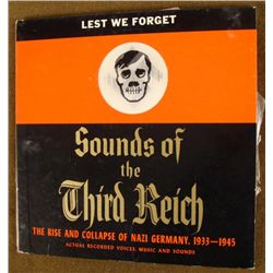 1950'S 2 RECORD SET-SOUNDS OF THE 3RD REICH W/ HITLER