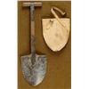 Image 2 : WWI U.S. DOUGHBOY TRENCH SHOVEL & CANVAS COVER 1918