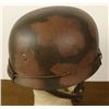 Image 2 : NAZI LUFTWAFFE PARATROOPER HELMET-CAMO & BARBED WIRE