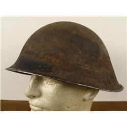 WWII DANISH(?) COMBAT HELMET SHELL