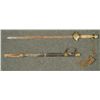 Image 1 : OLD CHINESE SWORD AND SCABBARD--RAYSKIN GRIP 39"