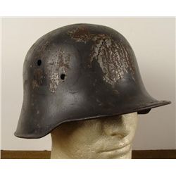 GERMAN WWI M18 COMBAT HELMET SHELL -ORIGINAL LARGE SIZE
