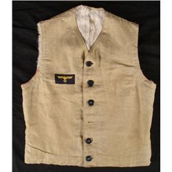 NAZI WINTER WESTERN FRONT ERSATZ VEST-RABBIT FUR LINED