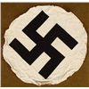 Image 1 : ORIGINAL NAZI SWASTIKA DISC FROM NSDAP FLAG 15"