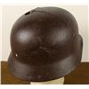 Image 2 : WWII M40 NAZI COMBAT HELMET REMAINS FRM KOURLAND POCKET