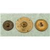 Image 2 : 3 U.S. Colonial Era Flat Buttons Best, 1820