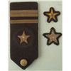 Image 1 : WWI NAVAL OFFICERS SHOULDER BOARD & 2 UNIFORM STARS