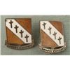 Image 1 : 2 51st Signal Battalion Pins Pinback & Screwback