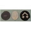 Image 2 : 3 NAZI ORIGINAL LUFTWAFFE RANK PATCHES-1 MARKED ON REAR