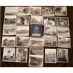 1943 U.S. GI'S PHRASE BOOK FOR FRANCE AND 25 PHOTOS