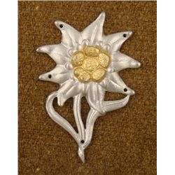 WWII NAZI EDELWEISS CAP DEVICE FOR MOUNTAIN TROOPS