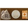 Image 1 : 3 NAZI MEDALS- RED CROSS FACTORY  EAGLE AND SWASTIKA