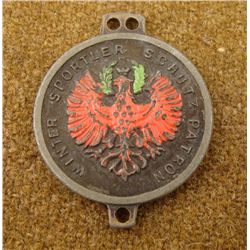 WINTER SPORTS FESTIVAL IMPERIAL GERMAN WATCH FOB