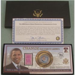 Obama Change Has Come to America Commemorative Coin Set
