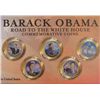 Image 2 : Obama Road to the White House Commemorative 5 Coin Set