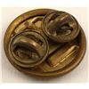 Image 2 : WWII U.S. Army Military Pin Brass 2 Clutchback