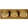 Image 2 : 3 Civil War Orig Gilt Buttons Waterbury Reed Cumner