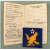 Image 2 : WWII GI LOT 2ND AF PATCH OFFICERS CAP INSIGNIA PHOTO