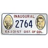 Image 1 : Eisenhower Inaugural License Plate