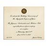 Image 1 : 1931 White House Invitation