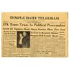 Image 1 : JFK Assassination Newspaper