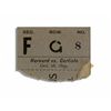 Image 1 : 1899 Harvard/Carlisle Ticket Stub