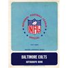 Image 1 : 1967 Colts NFL Autograph Book