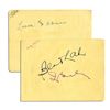Image 1 : Irving Berlin & Bert Lahr Signatures