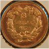 Image 2 : RARE DATE 1878 $3 GOLD INDIAN PRINCESS, PCGS