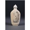 Image 1 : Chinese Ivory Bone Snuff Bottle with Carvings