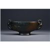 Image 1 : Fine 19th C. Archaistic Spinach Green Jade Cup