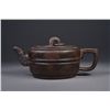 Image 1 : Chinese Ridged Yixing Tea Pot Marked