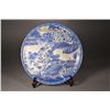 Image 1 : Chinese Blue & White Plate Landscape Qianlong