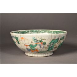 Chinese Famille Verte Bowl Ming MK